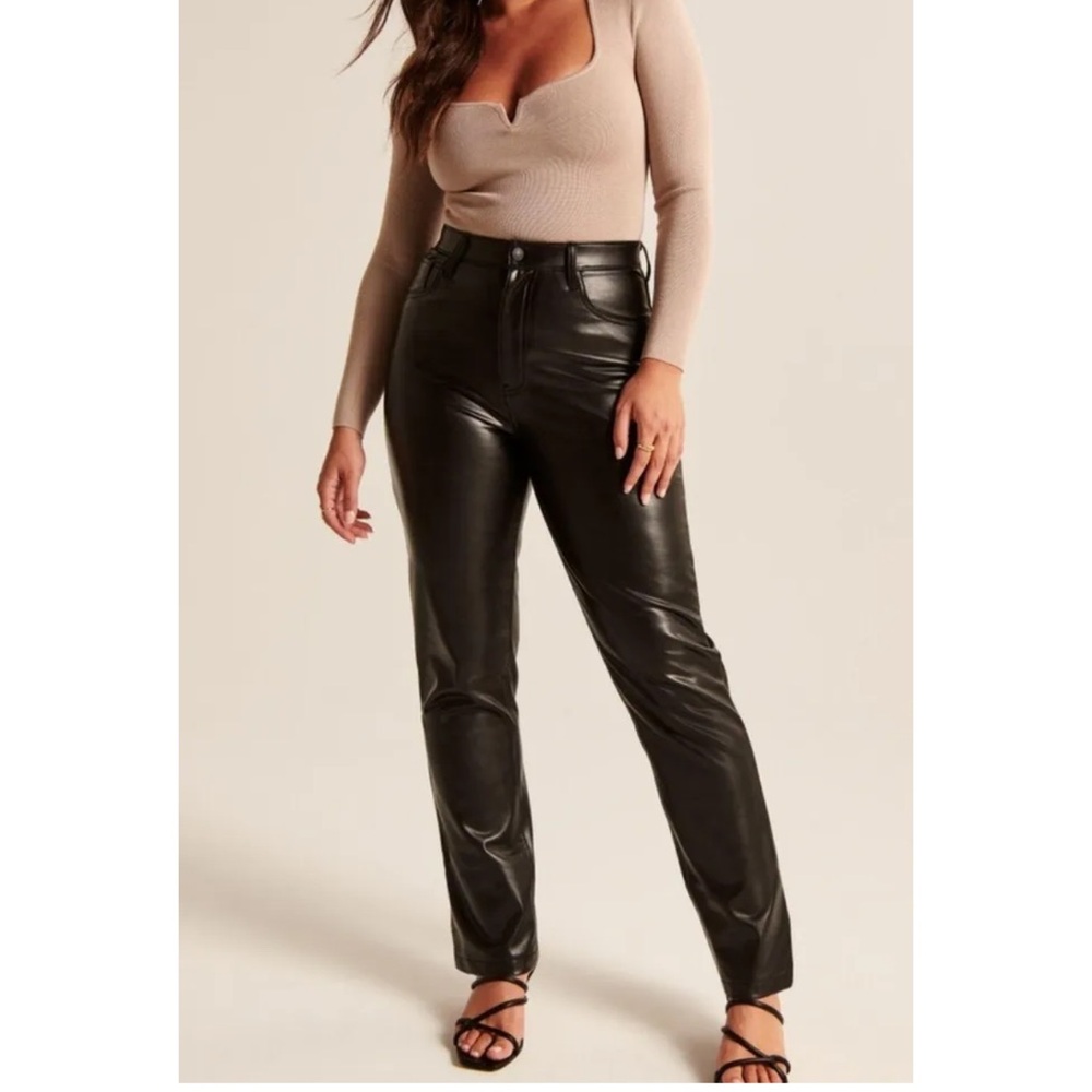Abercrombie leather pants
